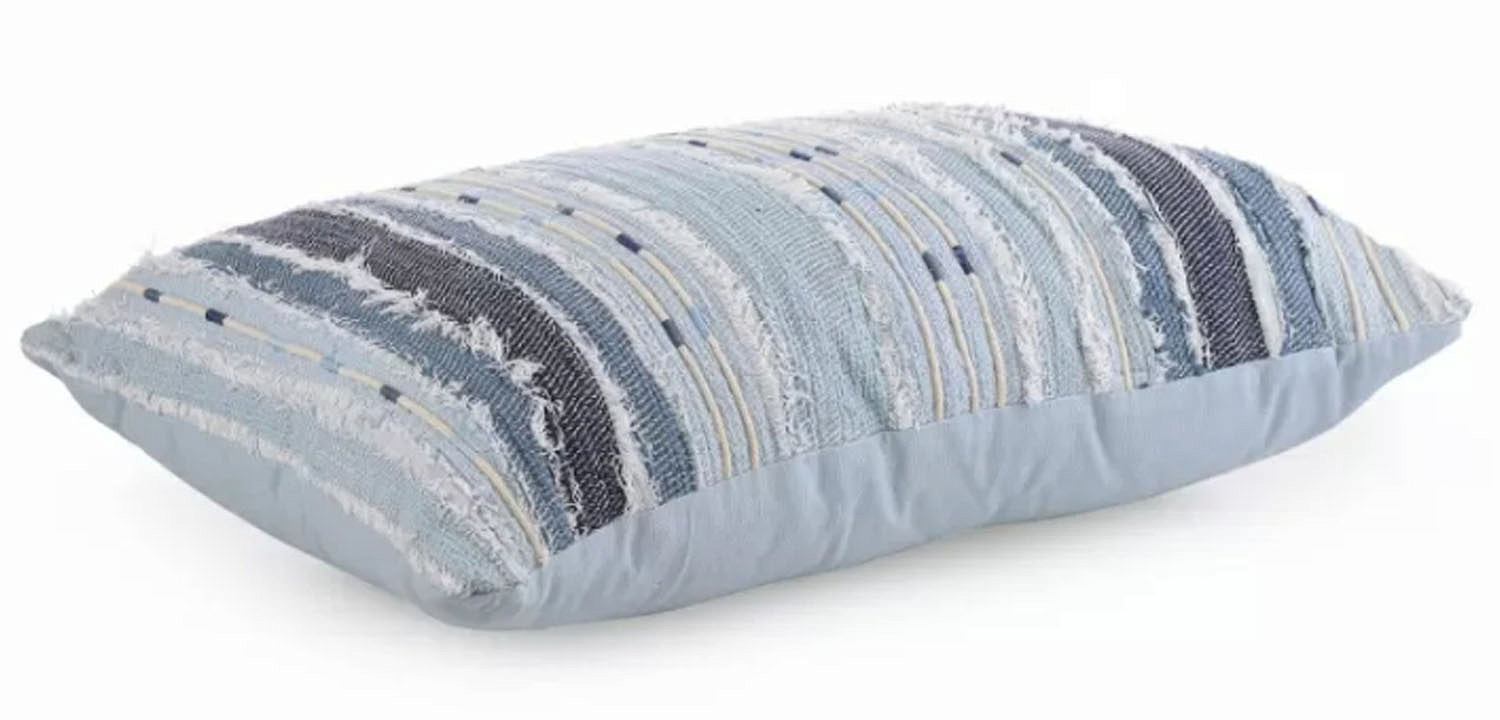 Подушка Blue Ikat stripes Подушка Blue Ikat stripes - Loft-Concept в Самаре