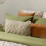 Чехол на подушку с макраме бежевого цвета Macrame варинант исполнения - 7 | Loft Concept в Самаре