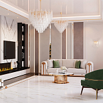 Бра с подвесками из рифленного стекла в форме капель Textured Glass варинант исполнения - 4 | Loft Concept в Самаре