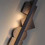 Бра вертикальное с черными кругами и квадратами Gravyura варинант исполнения - 2 | Loft Concept в Самаре