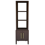 Этажерка Primo с тумбой шпон темный орех варинант исполнения - 1 | Loft Concept в Самаре