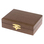 Визитница карманная металлическая с гравюрой Герба России в подарочной коробке Gold Metal Business Card Holders варинант исполнения - 4 | Loft Concept в Самаре