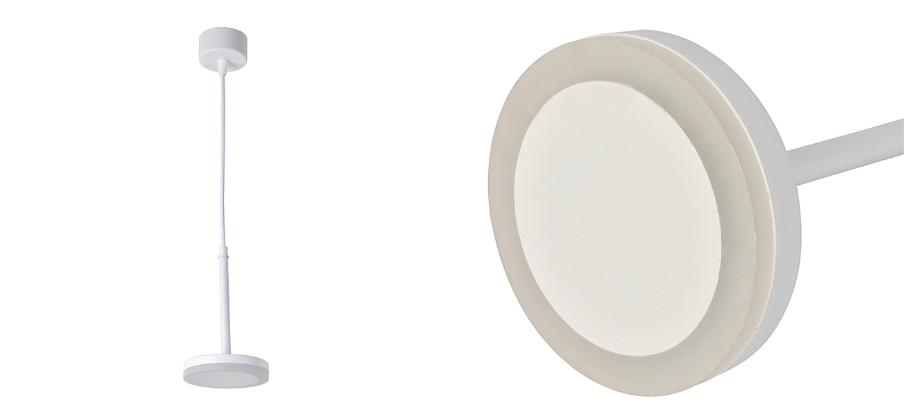 Светодиодный подвесной светильник DIENES White Светодиодный подвесной светильник DIENES White - Loft-Concept в Самаре