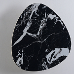 Бра треугольной формы из искусственного мрамора черного цвета Длина 47 см Ginger & Jagger варинант исполнения - 1 | Loft Concept в Самаре