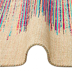 Ковер с геометрическим узором из комбинированного состава Full rhythm варинант исполнения - 2 | Loft Concept в Самаре