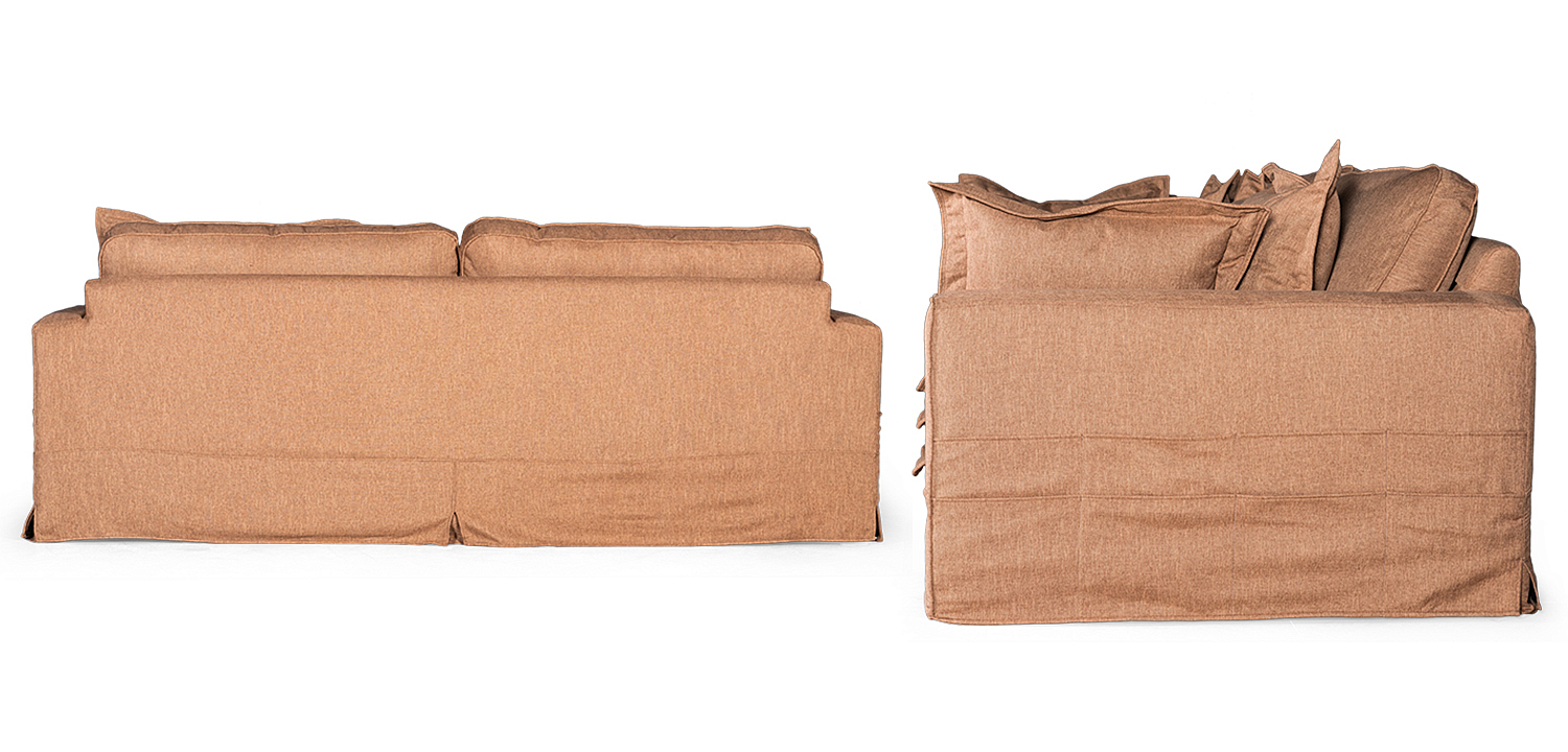 Диван Evelyn Textile Brown Sofa Диван Evelyn Textile Brown Sofa - Loft-Concept в Самаре