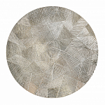 Кофейный столик с рельефной столешницей из металла Aplika Silver варинант исполнения - 3 | Loft Concept в Самаре