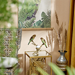 Подсвечник с двумя попугаями из фарфора на бронзовой ветке Eden Garden варинант исполнения - 6 | Loft Concept в Самаре