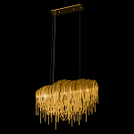 Люстра подвесная с металлическими цепочками и изогнутыми металлическими дугами 72 см Atlantis Chain варинант исполнения - 15 | Loft Concept в Самаре