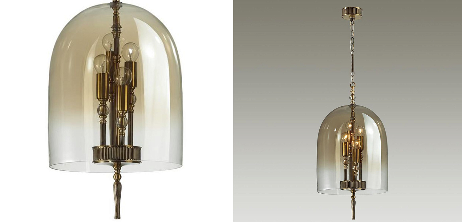 Подвесной светильник Glass Dome Bronze 32 Подвесной светильник Glass Dome Bronze 32 - Loft-Concept в Самаре