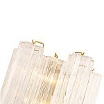 Бра с вертикальными стеклянными подвесками Hexagon Tube Light варинант исполнения - 4 | Loft Concept в Самаре