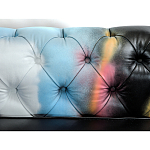 Диван в Лофт Честерфильд граффити из винтажной кожи GRAFFITI PARA Chesterfield варинант исполнения - 5 | Loft Concept в Самаре