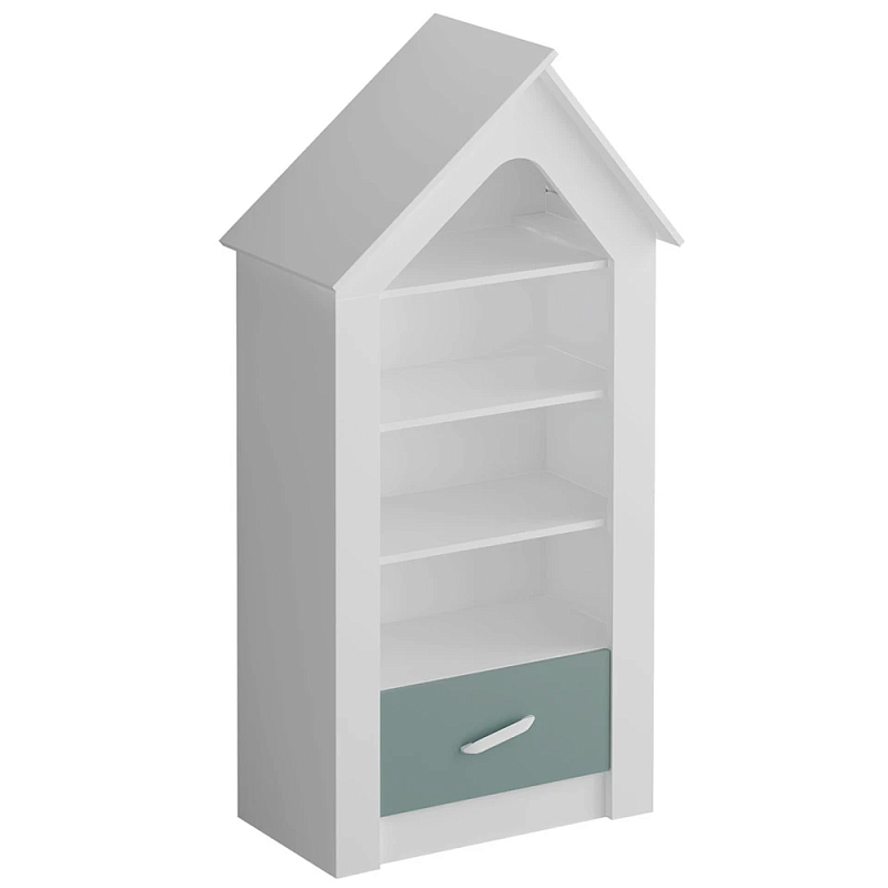 Стеллаж в детскую Tiny Town Rack Белый Зеленый шалфей Розовый Бежевый Стеллаж в детскую Tiny Town Rack Белый Зеленый шалфей Розовый Бежевый в Самаре | Loft Concept