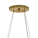 Люстра овальная в сочетании черного и золотого цвета Mesh Lighting варинант исполнения - 5 | Loft Concept в Самаре