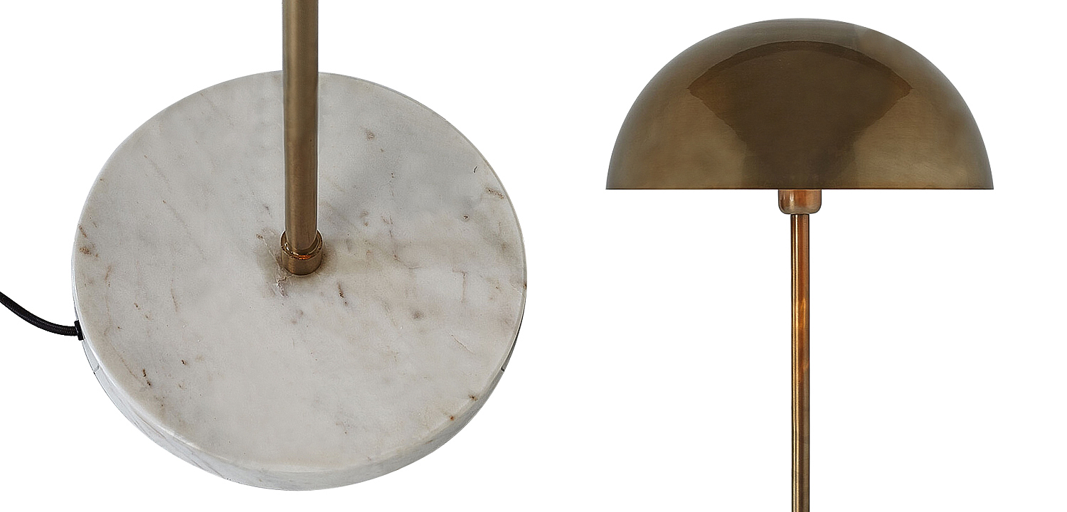 Торшер Riverside Floor Lamp Brass Торшер Riverside Floor Lamp Brass - Loft-Concept в Самаре