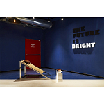 Дизайнерское кресло на металлическом каркасе с подставкой для ног Poltronova Mies Armchair варинант исполнения - 11 | Loft Concept в Самаре