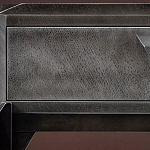 Консоль прямоугольная серая с 4-мя выдвижными ящиками Grany варинант исполнения - 4 | Loft Concept в Самаре