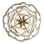Люстра конусообразная с цветочными мотивами Light Floral Glow варинант исполнения - 6 | Loft Concept в Самаре