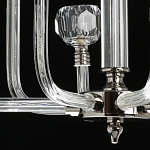 Люстра с 8-ю лампами и гранеными стеклянными плафонами Prism Gala варинант исполнения - 10 | Loft Concept в Самаре