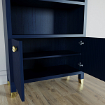 Книжный Стеллаж Elsa Dreams Blue с задней стенкой варинант исполнения - 3 | Loft Concept в Самаре