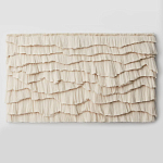 Светло-Бежевое Панно из нитей White Landscape Wall Hanging варинант исполнения - 4 | Loft Concept в Самаре