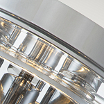 Потолочный светильник для ванных комнат с круглым стеклянным плафоном и тремя лампами Quoizel варинант исполнения - 8 | Loft Concept в Самаре