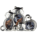 Фоторамка детская Childhood Corner Three cats варинант исполнения - 1 | Loft Concept в Самаре