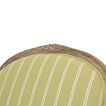 Кресло Ava Classical Armchair green striped flax варинант исполнения - 4 | Loft Concept в Самаре