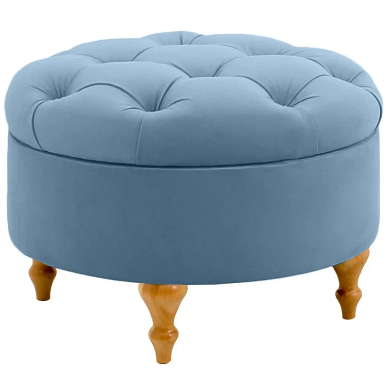 Круглый пуф на ножках Cheryl Pouf Light Мульти Круглый пуф на ножках Cheryl Pouf Light Мульти в Самаре | Loft Concept