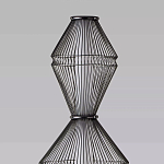 Торшер светодиодный с плетеным металлическим каркасом Metal Interweaving варинант исполнения - 3 | Loft Concept в Самаре