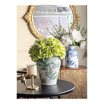 Ваза с зелеными цветочными и птичьими мотивами Vase Inspired by Nature варинант исполнения - 6 | Loft Concept в Самаре