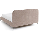 Кровать с обивкой велюр Hazel Velour Beige Bed варинант исполнения - 4 | Loft Concept в Самаре