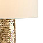 Настольная лампа золотая с цилиндрическим абажуром Golden Mosaic варинант исполнения - 1 | Loft Concept в Самаре