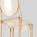 Прозрачный стул с янтарным оттенком LOUIS GHOST CHAIR варинант исполнения - 7 | Loft Concept в Самаре