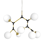 Люстра с 7-ю белыми шарообразными плафонами Natural Concepts варинант исполнения - 1 | Loft Concept в Самаре