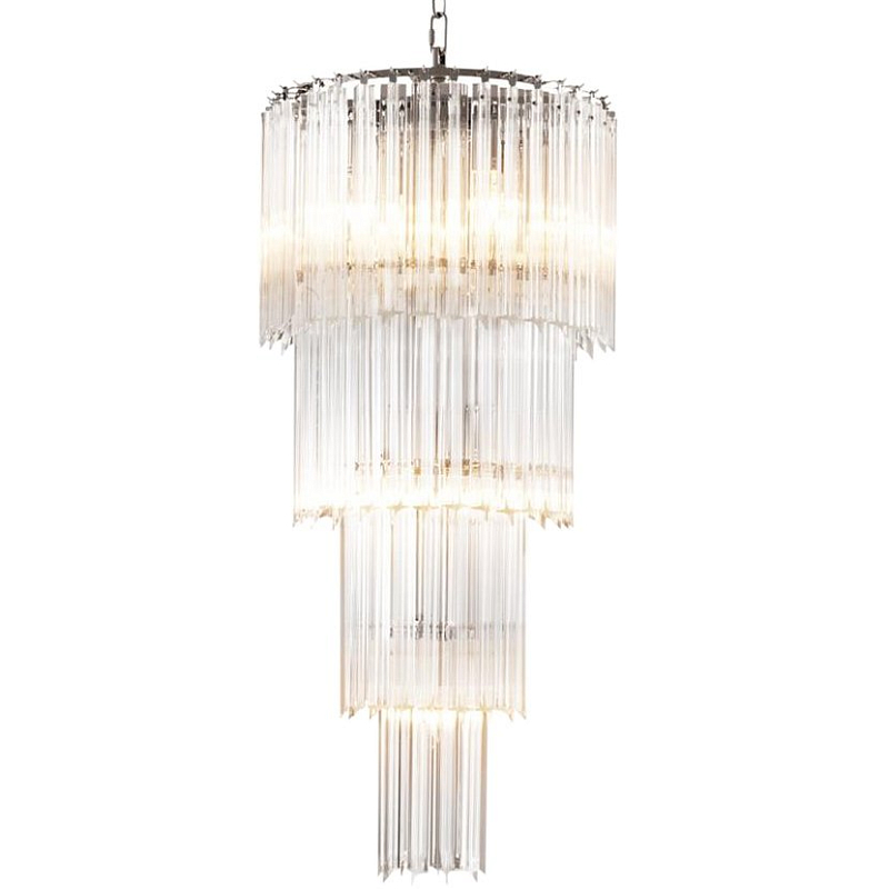 Люстра Chandelier Alpina S Никель Прозрачный (Transparent) в Самаре | Loft Concept 