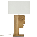 Настольная лампа с прямоугольным белым абажуром Skillful Face варинант исполнения - 5 | Loft Concept в Самаре