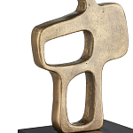 Настольная лампа с фигурным каркасом и прямоугольным тканевым абажуром Brutalist Profile варинант исполнения - 1 | Loft Concept в Самаре