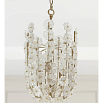 Подвесной светильник декорированный цветами из стекла Lightness of Flowers варинант исполнения - 3 | Loft Concept в Самаре