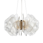 Люстра с декором в виде крупных рельефных лепестков 80 см Ethereal Bloom варинант исполнения - 1 | Loft Concept в Самаре