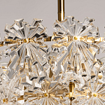 Люстра многоярусная с объемными прозрачными цветами Hanging Flowers варинант исполнения - 6 | Loft Concept в Самаре