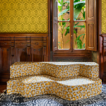 Дизайнерский модульный диван волнистой формы с цветным принтом Poltronova Superonda Sofa варинант исполнения - 23 | Loft Concept в Самаре