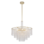 Люстра многоярусная с каскадами кристаллов Crystal Rains варинант исполнения - 2 | Loft Concept в Самаре