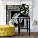 Барный стул из натурального бука с изображением птицы и цветов Blooming Birds варинант исполнения - 2 | Loft Concept в Самаре