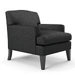 Мебельная ткань Шенилл черный цвет 138 см T4-35 варинант исполнения - 5 | Loft Concept в Самаре