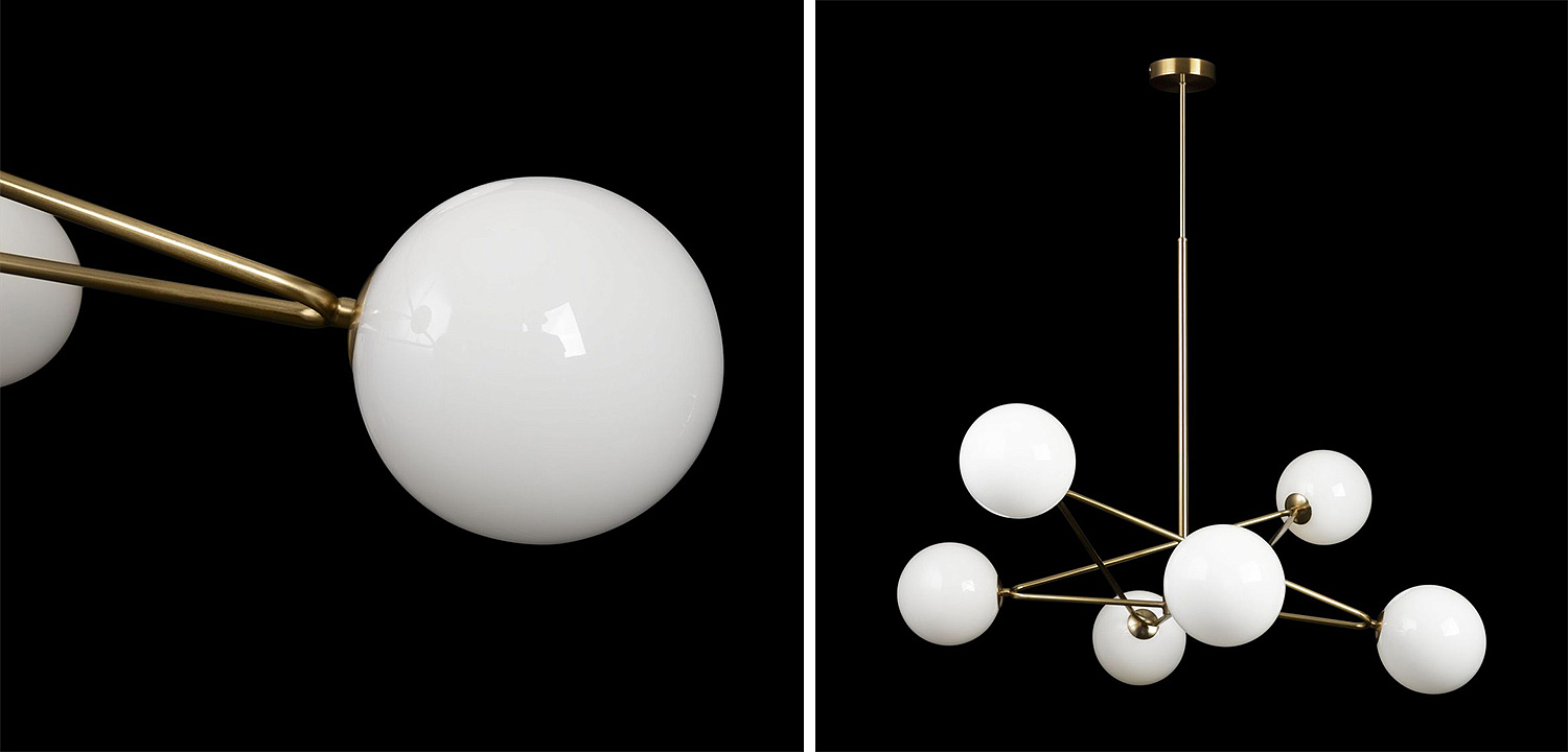 Люстра Chandelier Constellation Orbs White Люстра Chandelier Constellation Orbs White - Loft-Concept в Самаре