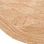 Ковер из джута квадратный с закругленными краями Atlas варинант исполнения - 2 | Loft Concept в Самаре