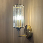 Бра с цилиндрическим рифленым стеклянным плафоном Jeanette варинант исполнения - 5 | Loft Concept в Самаре