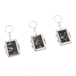 Зеркало брелок складное двухстороннее из натурального камня Серафинит Stone Mirrors варинант исполнения - 4 | Loft Concept в Самаре