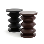 Фигурный приставной столик черного цвета AMORPHOUS варинант исполнения - 3 | Loft Concept в Самаре